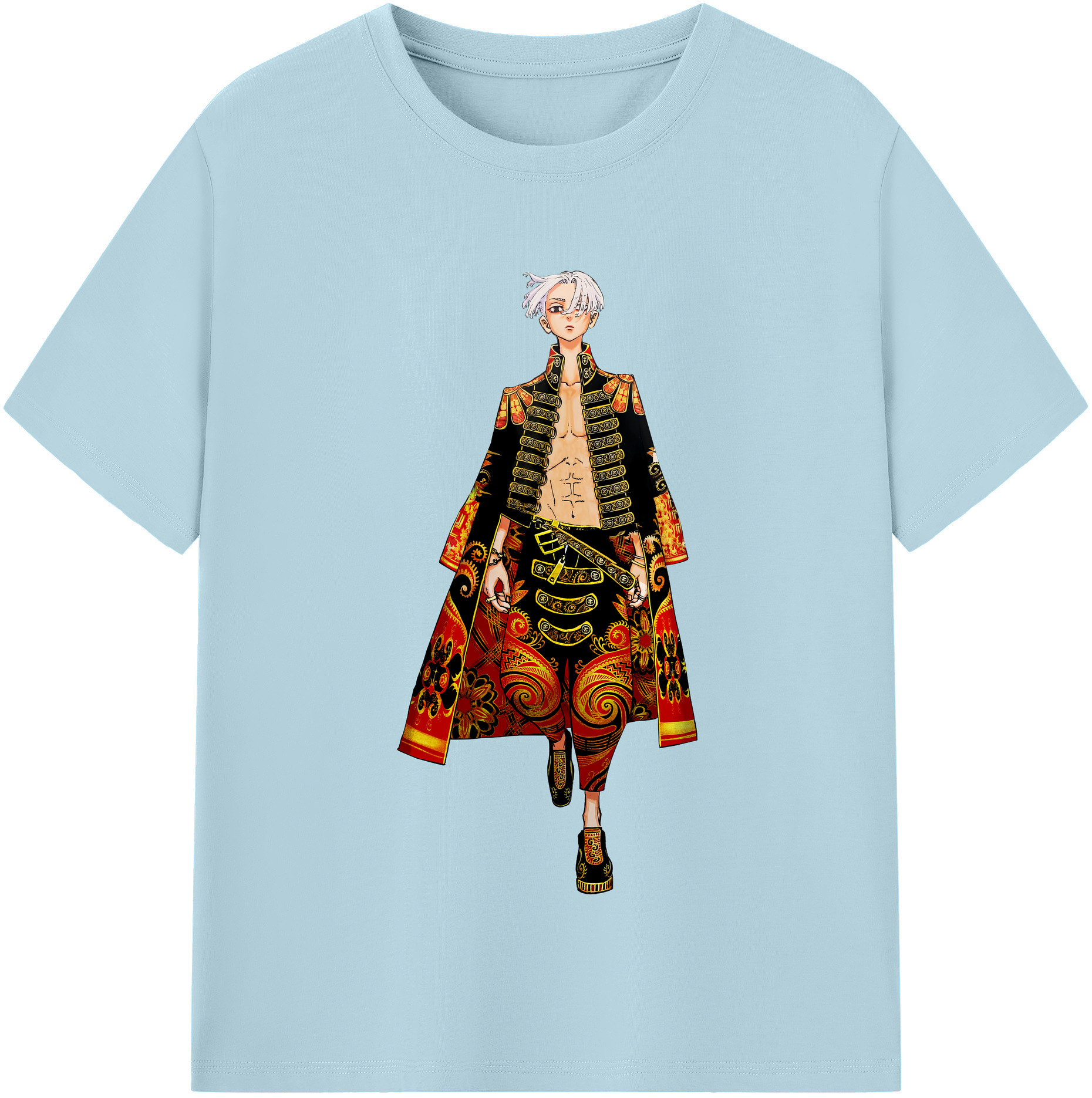 （画像用） 東京リベンジャーズ Tokyo Revengers 綿100％半袖Tシャツ（フロントプリント）